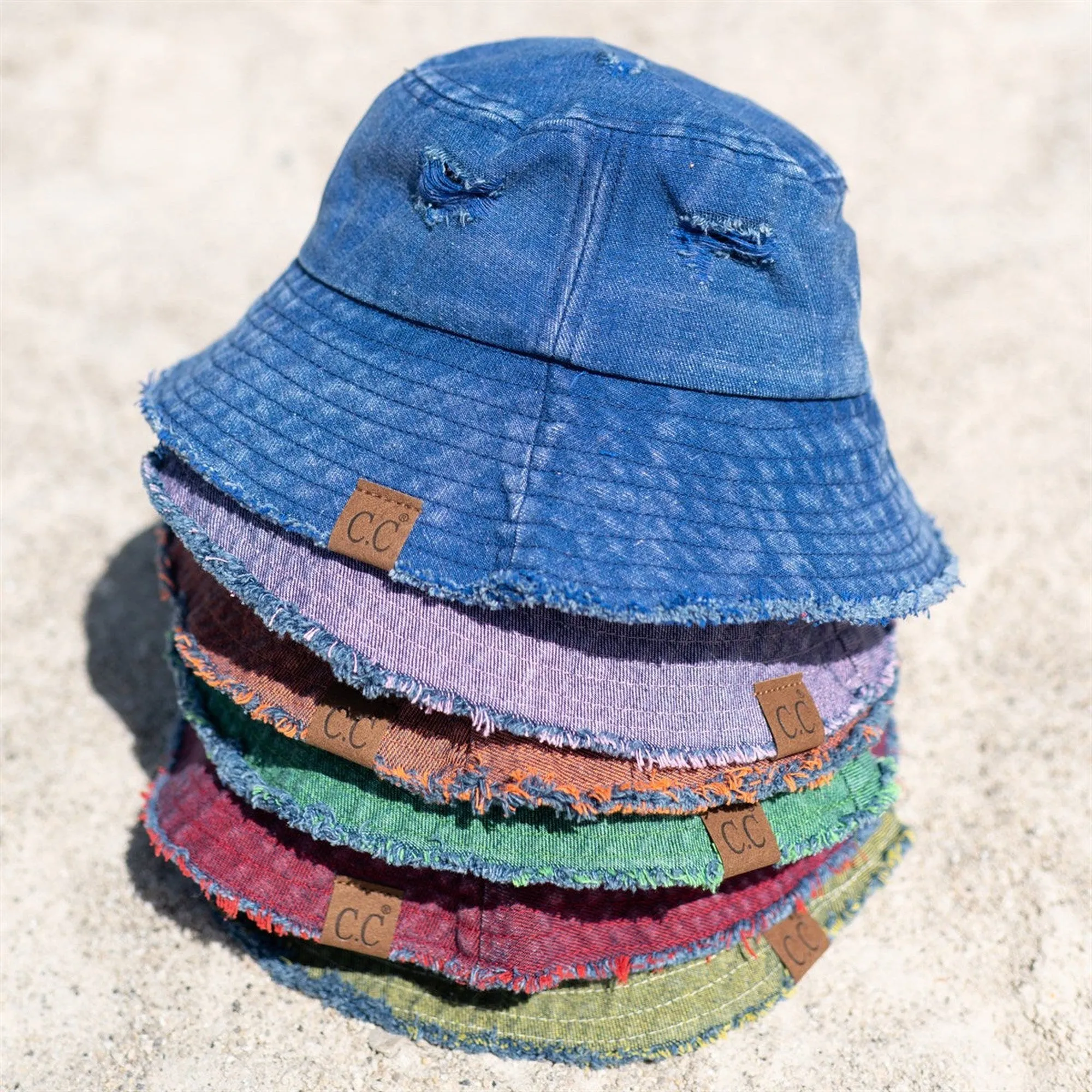 CC Stone Washed Denim Bucket