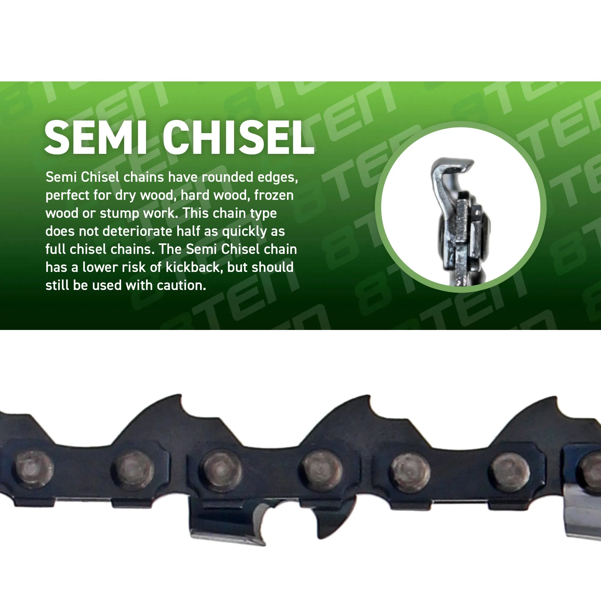 Chainsaw Chain 14 Inch .043 3/8 LP 50DL For Stihl Homelite 61PMM350E H3850 61PMM350 36100050050 | 4-PACK
