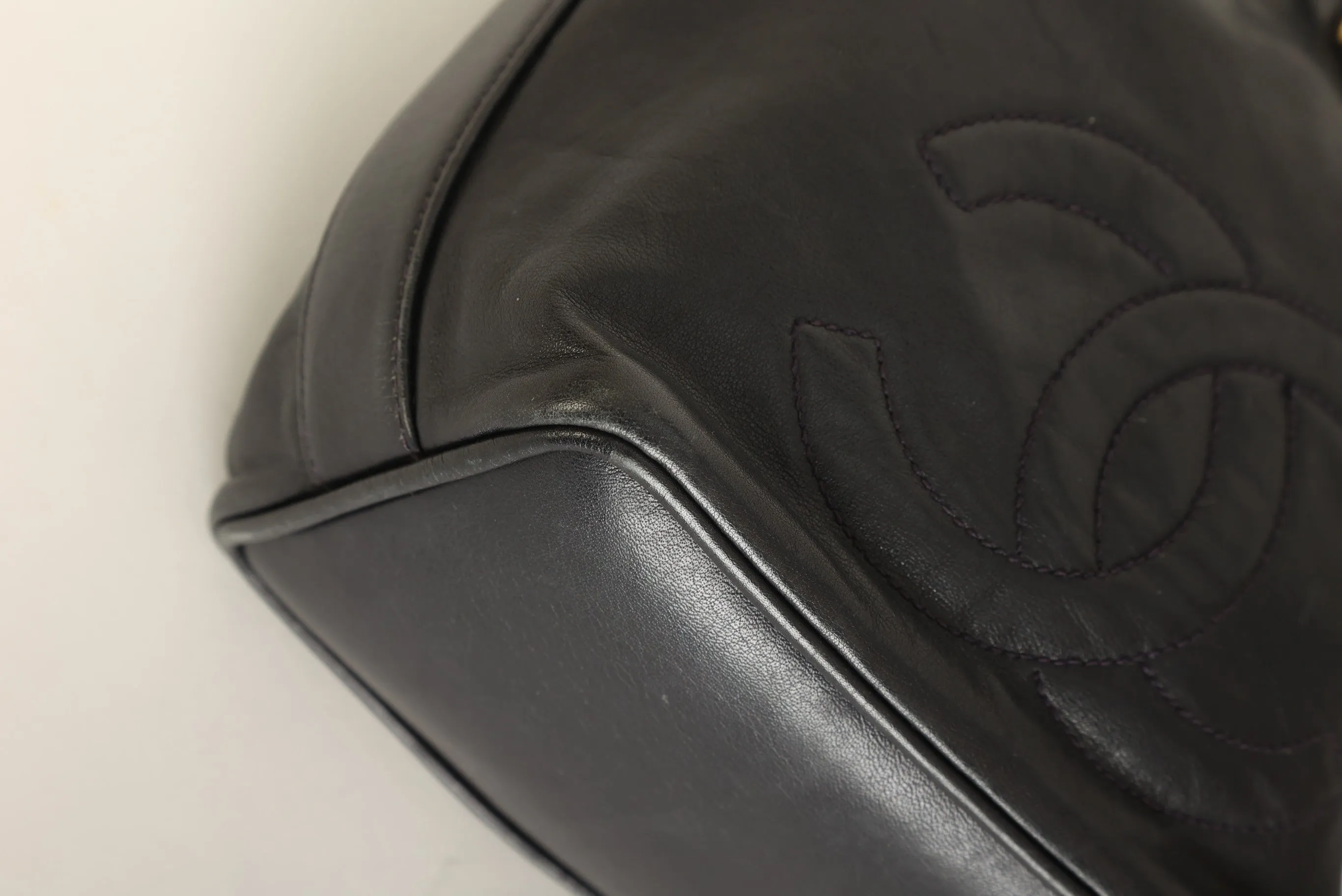 Chanel 1991 Lambskin Mini Bucket Bag