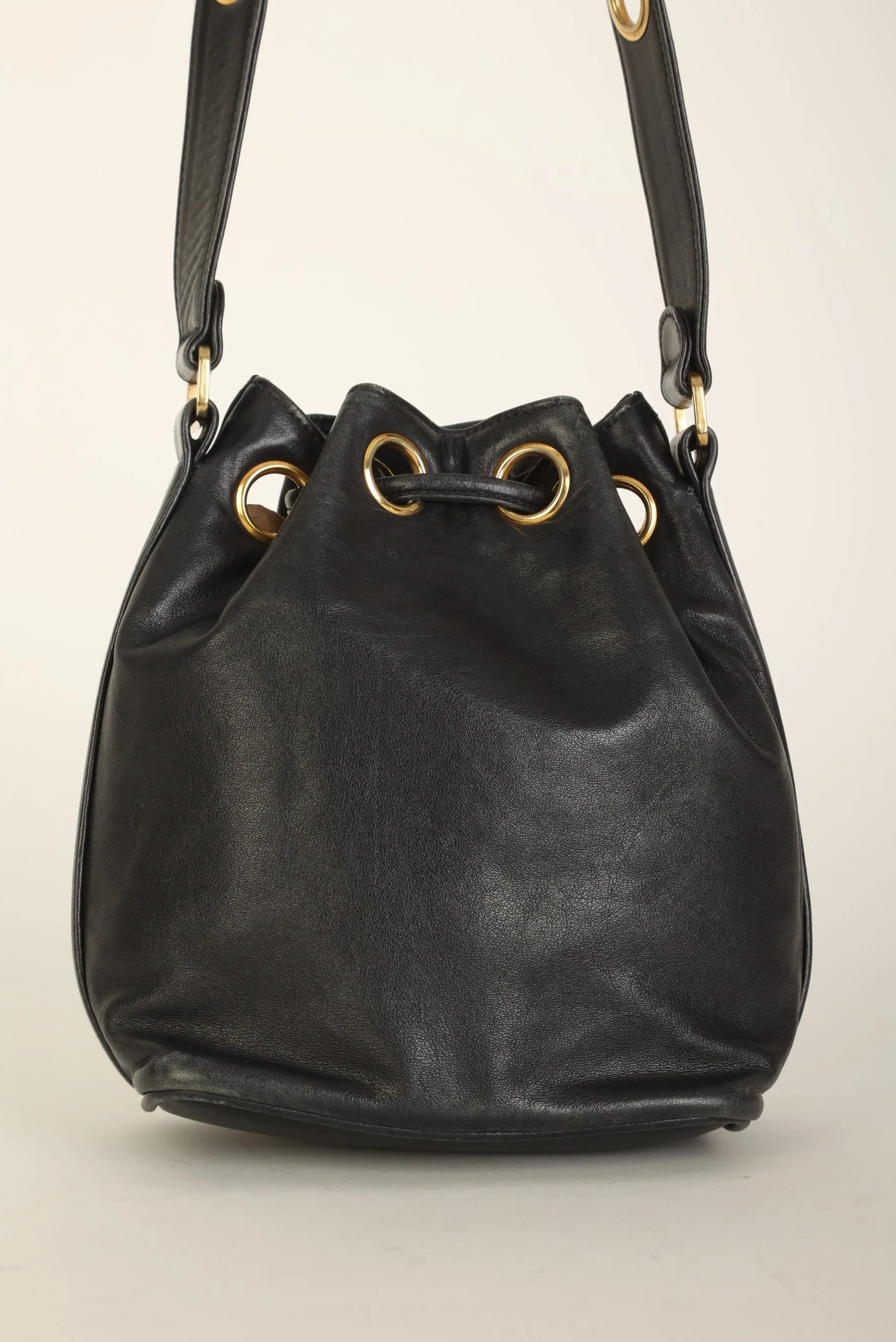 Chanel 1991 Lambskin Mini Bucket Bag