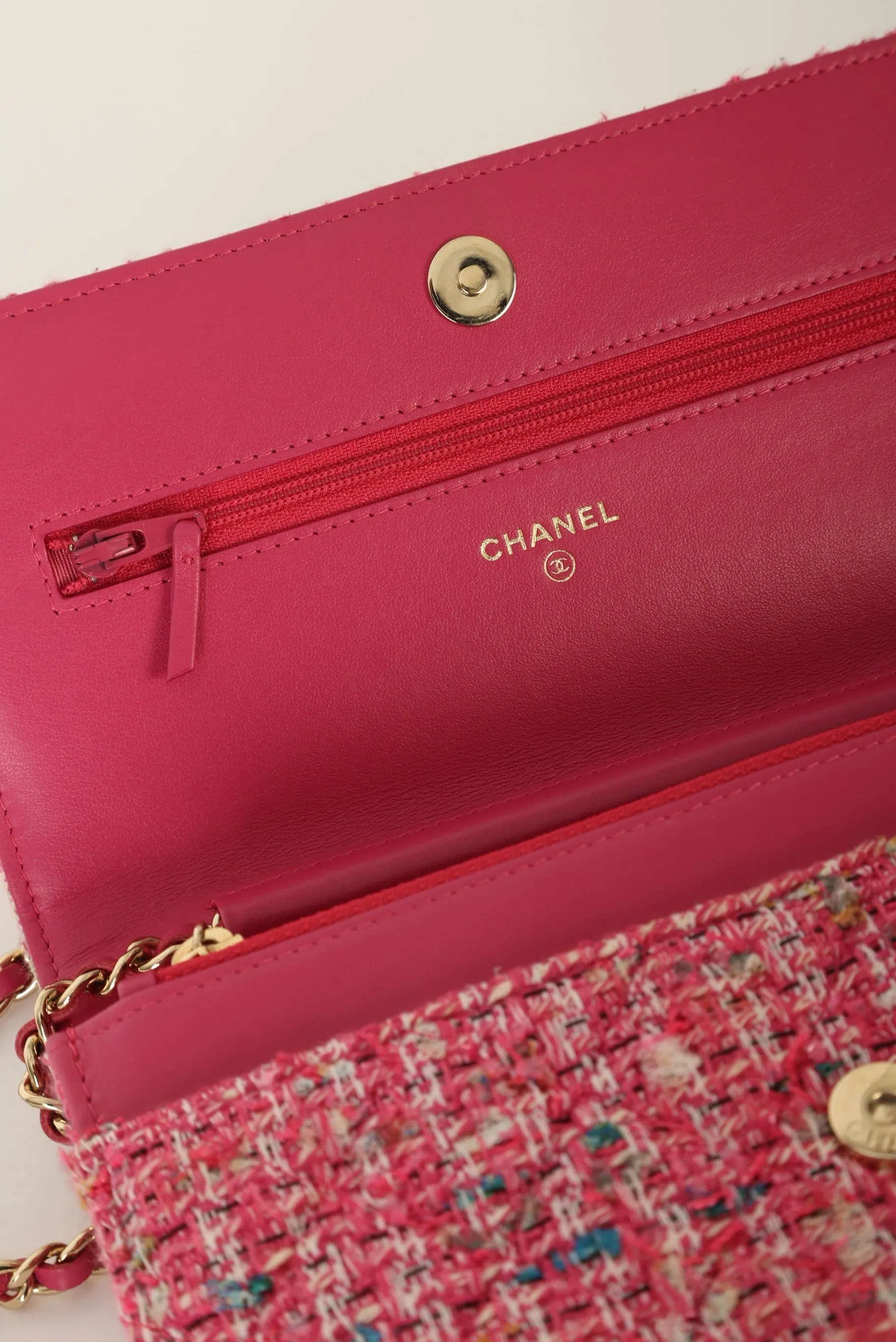 Chanel 2019 Tweed Wallet on Chain