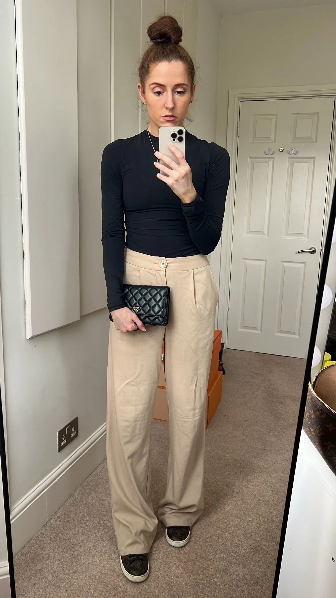 Chanel Black Lambskin Wallet on Chain with gold hardware (RRP £2,810)