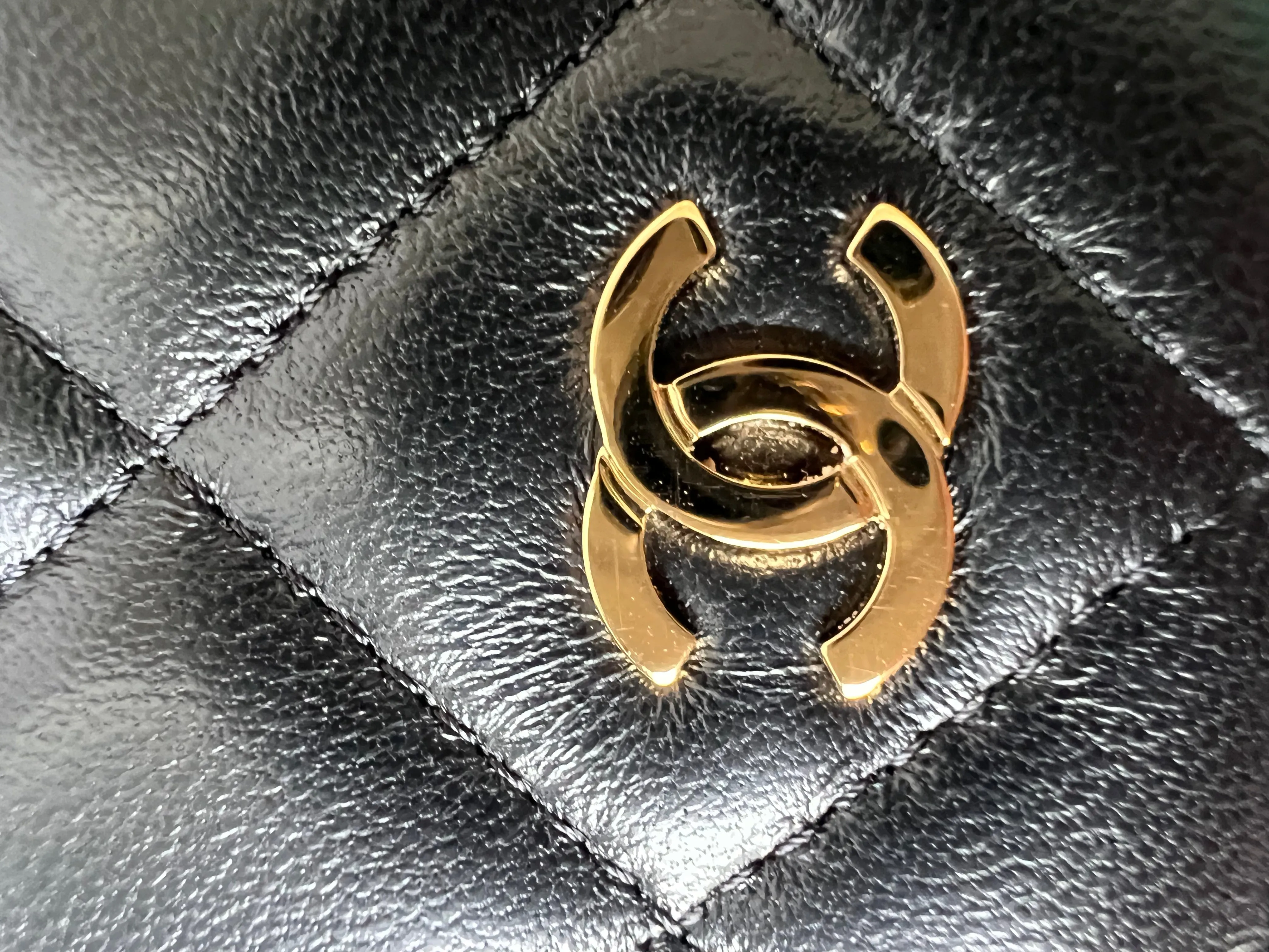 Chanel Black Lambskin Wallet on Chain with gold hardware (RRP £2,810)
