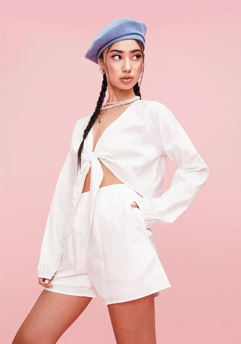 Chic Business Shorts Set