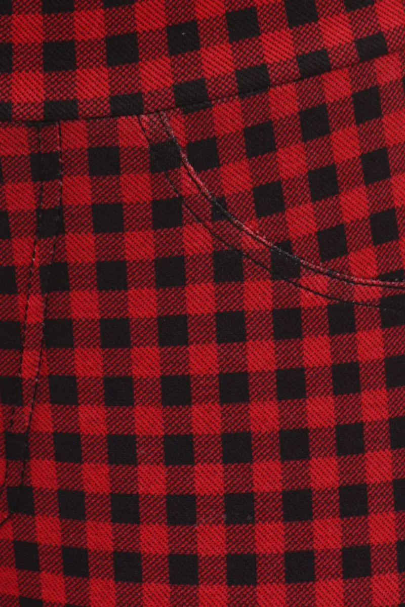 Chic Checkered Plaid Leggings