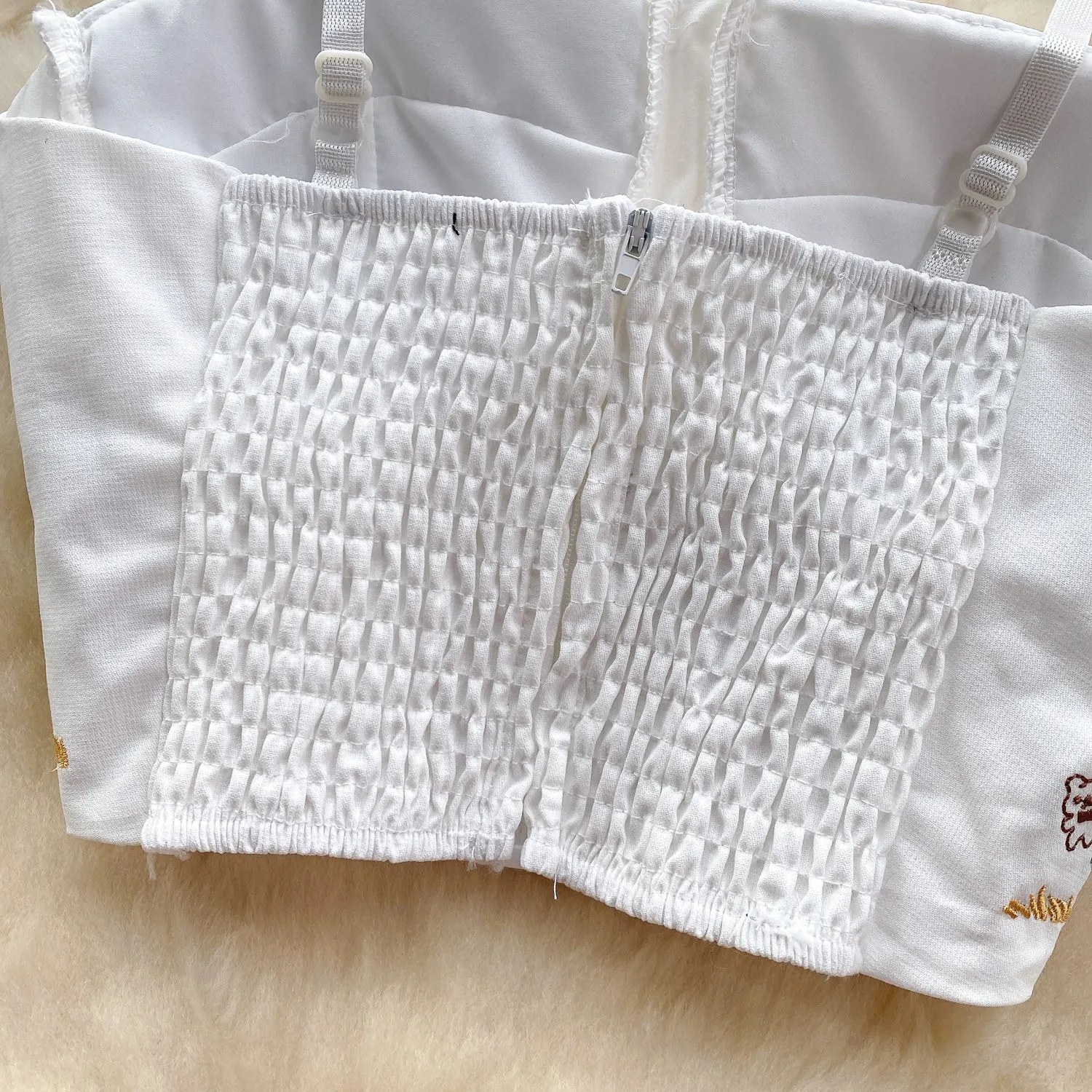 Chic Embroidered Padded Camisole