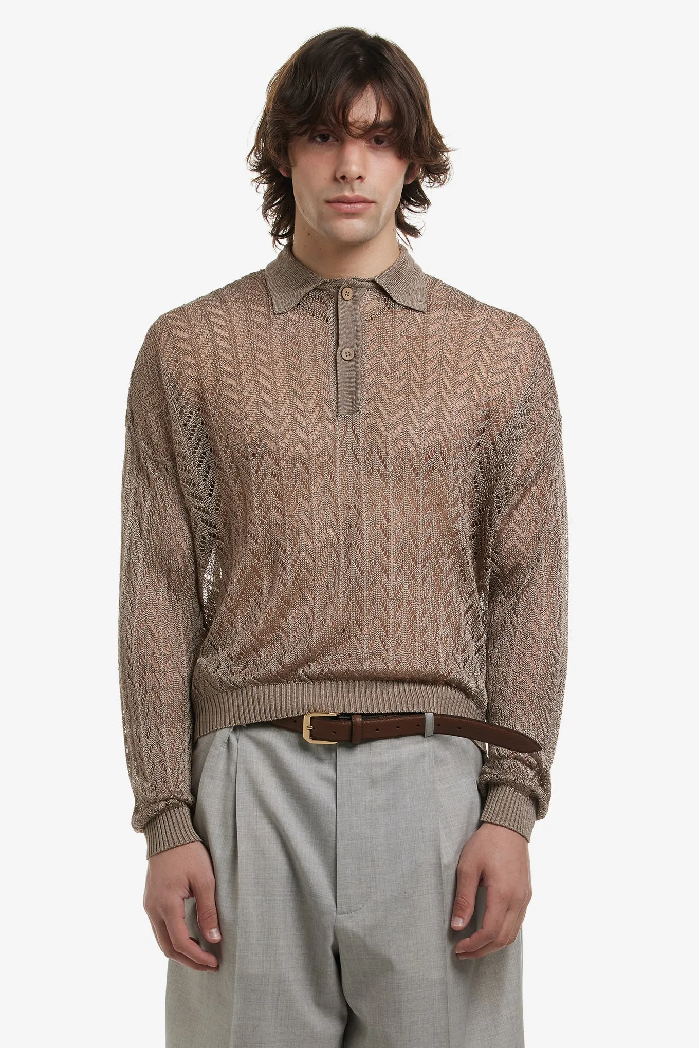 CHIC KNITTED POLO