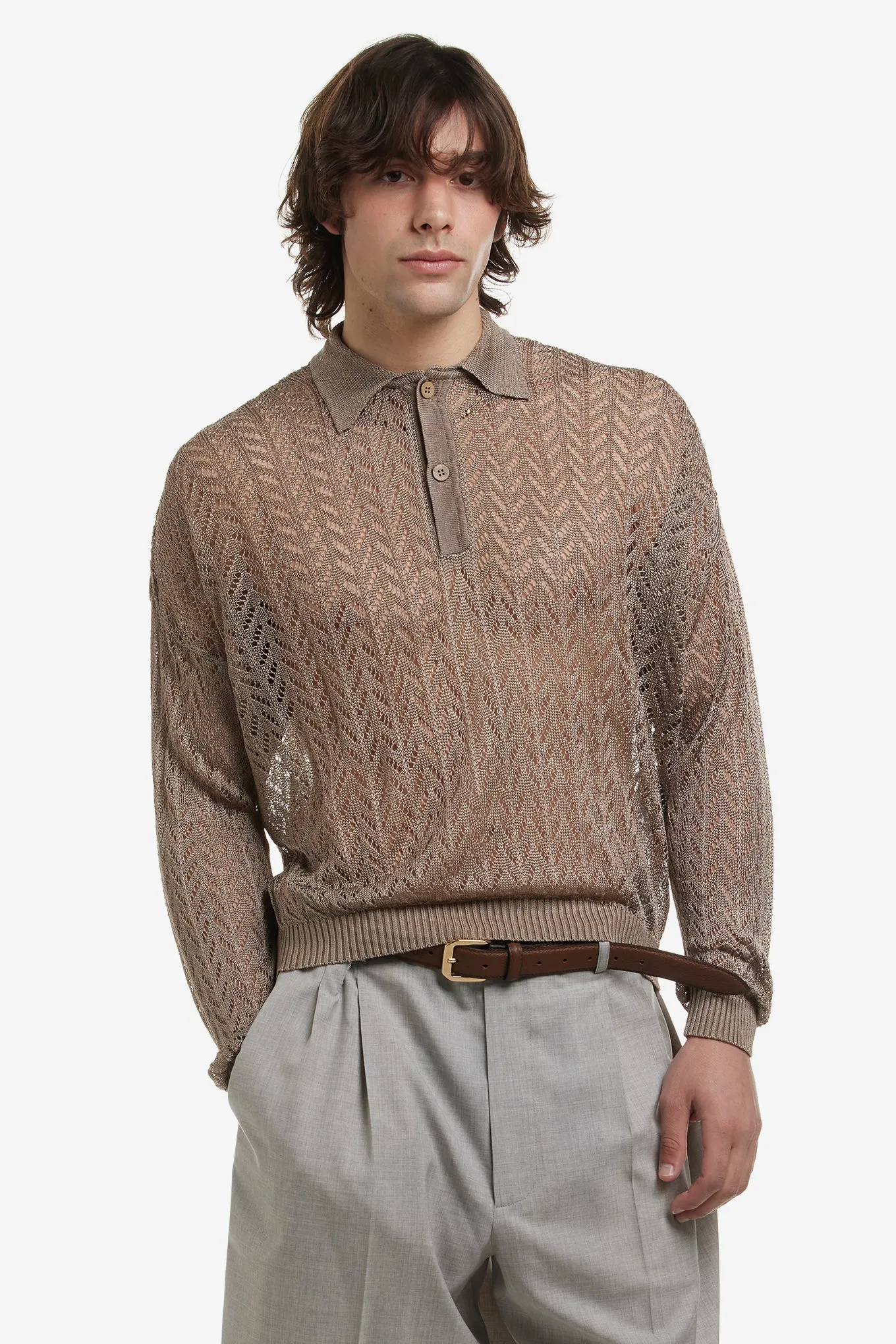 CHIC KNITTED POLO