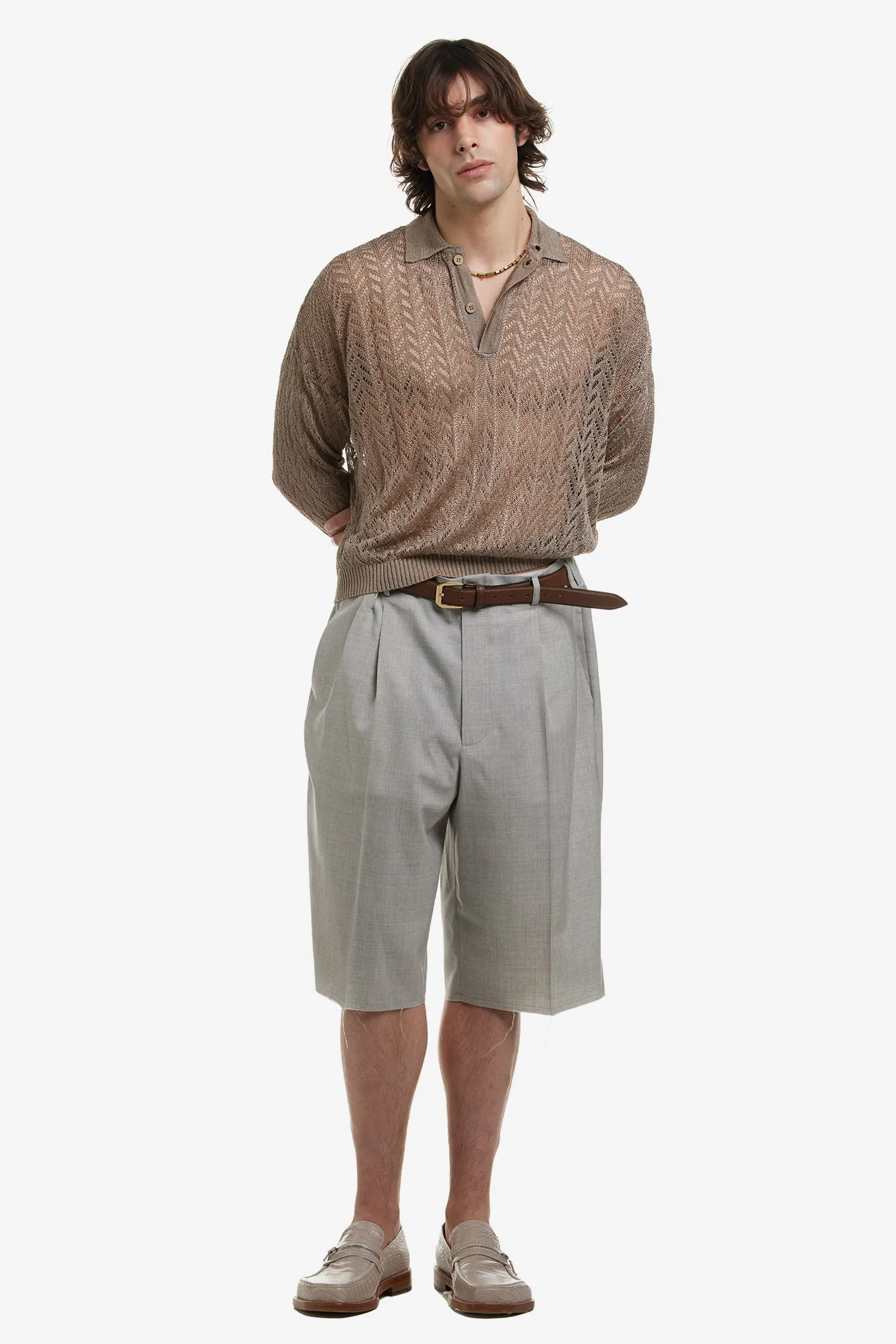 CHIC KNITTED POLO