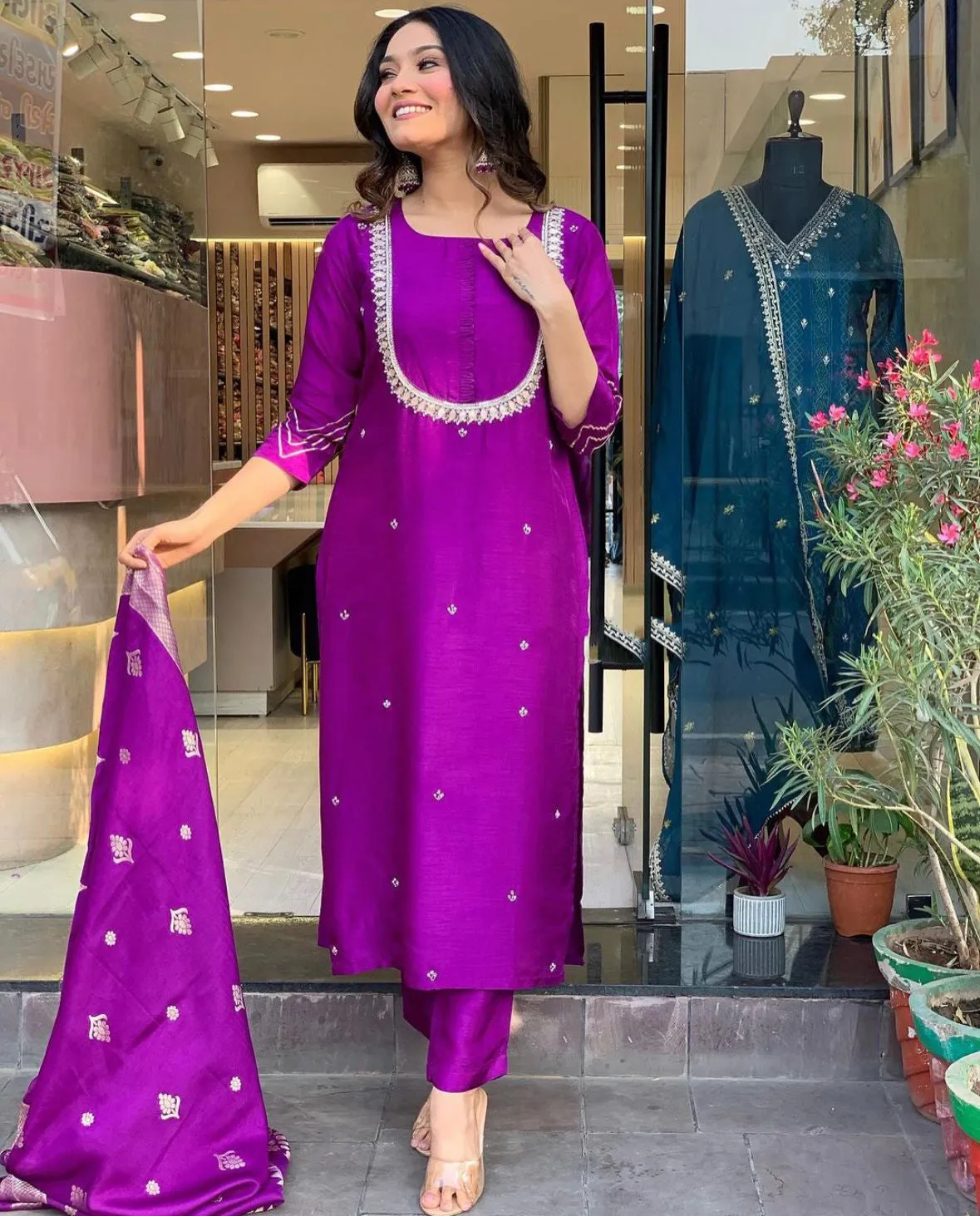 Chic Purple Elegance Set
