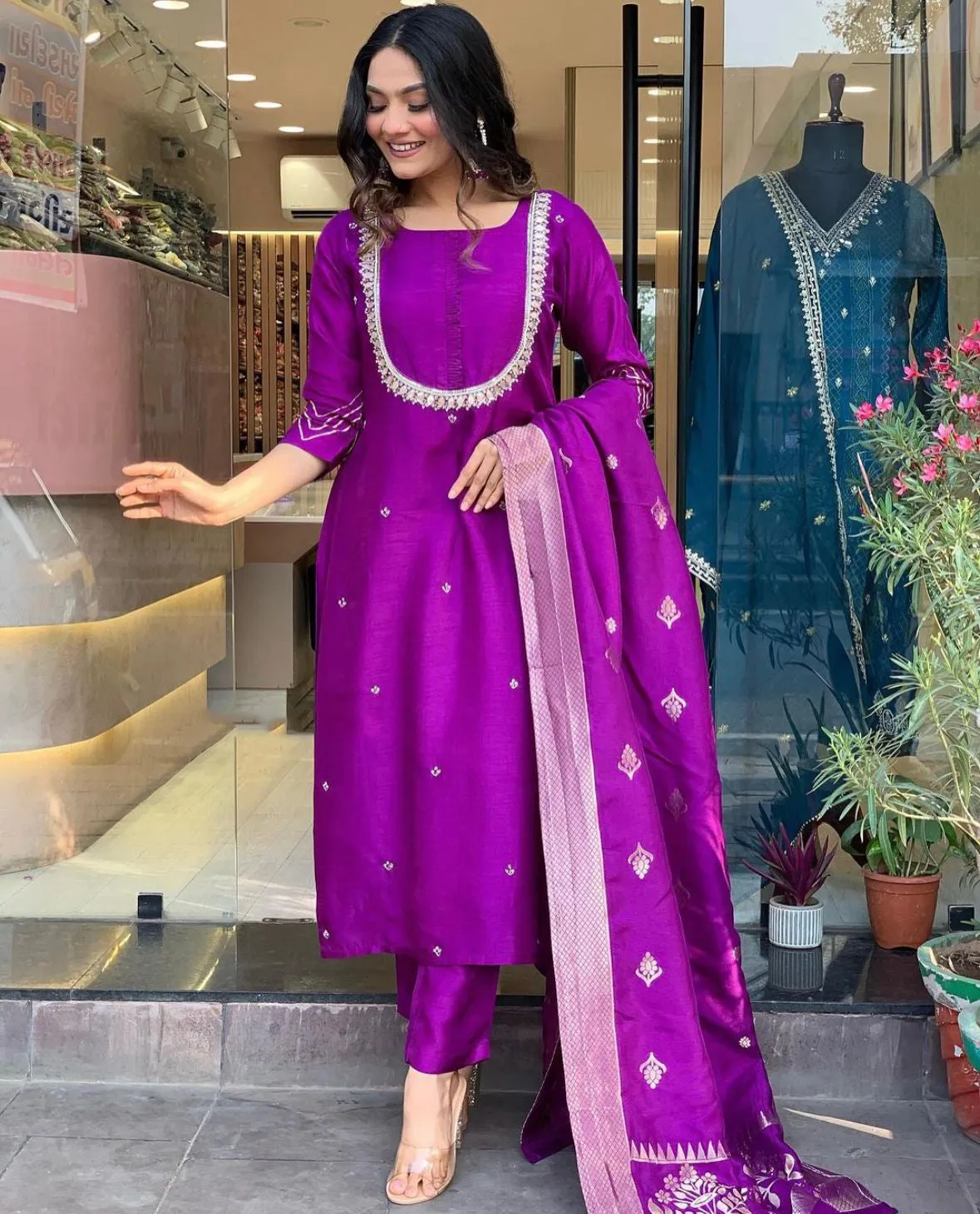 Chic Purple Elegance Set