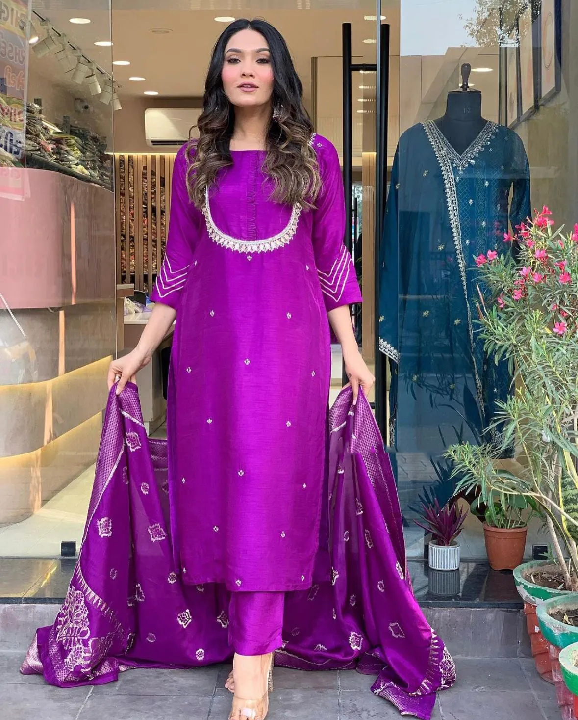 Chic Purple Elegance Set