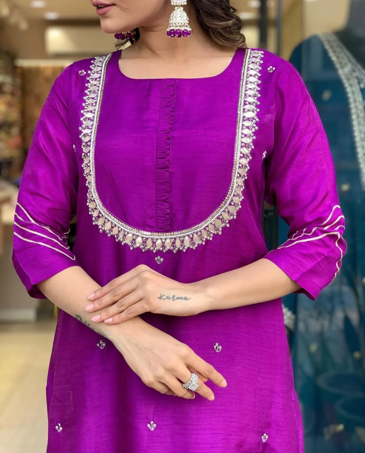 Chic Purple Elegance Set