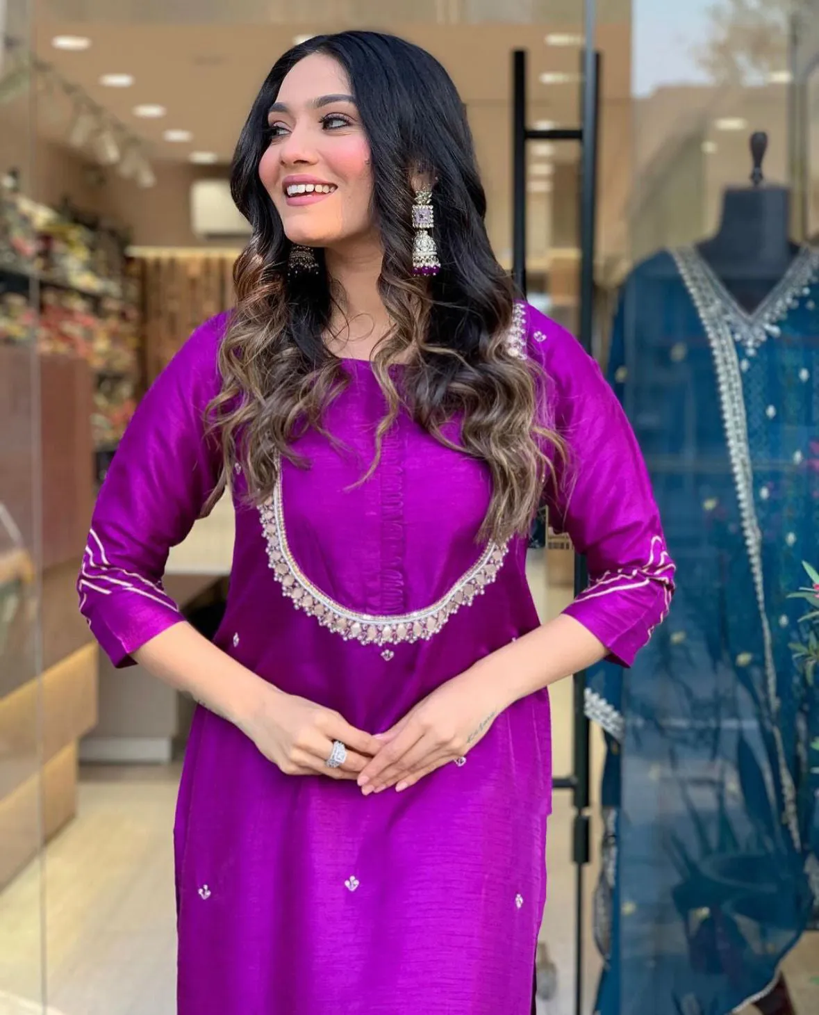 Chic Purple Elegance Set