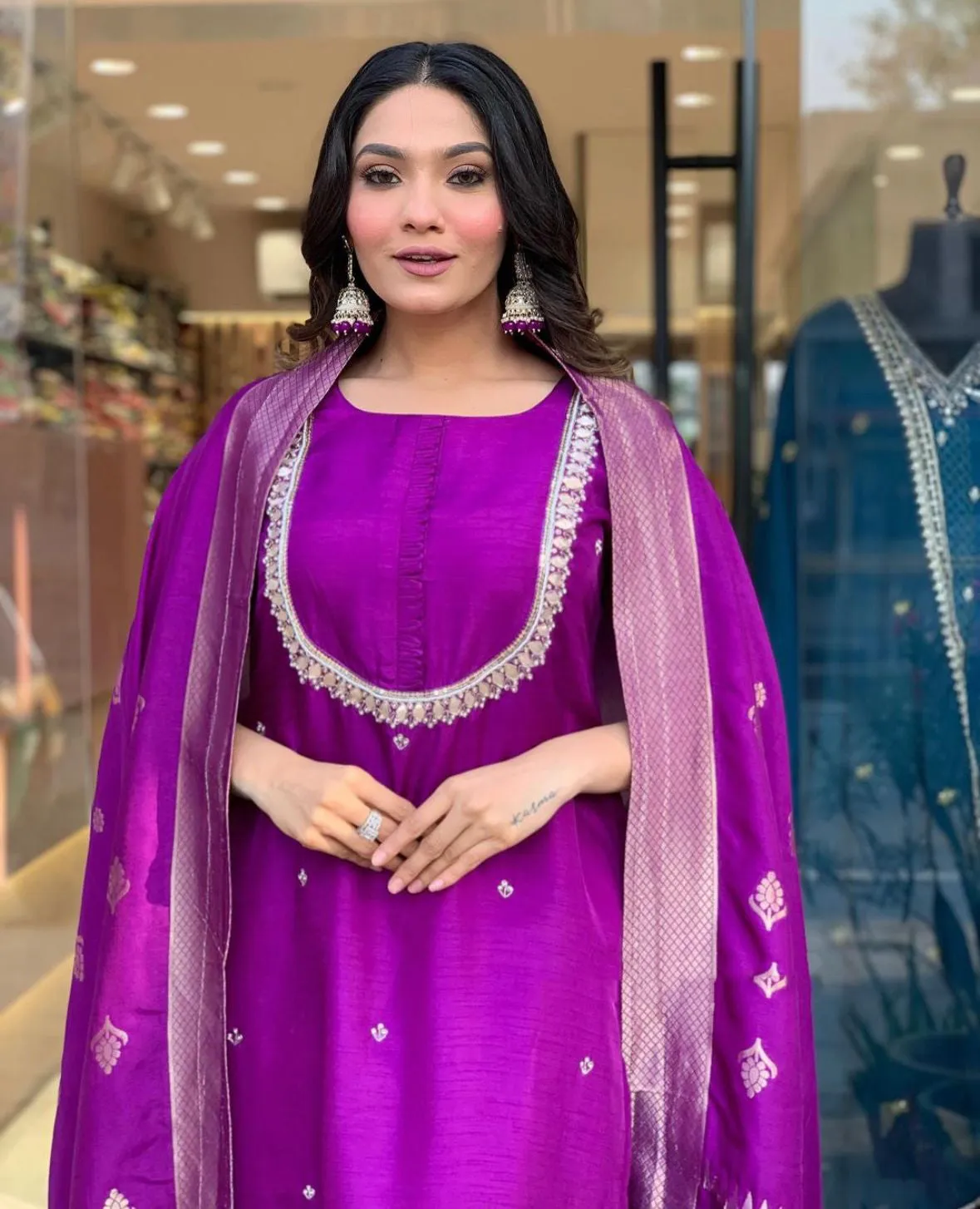 Chic Purple Elegance Set