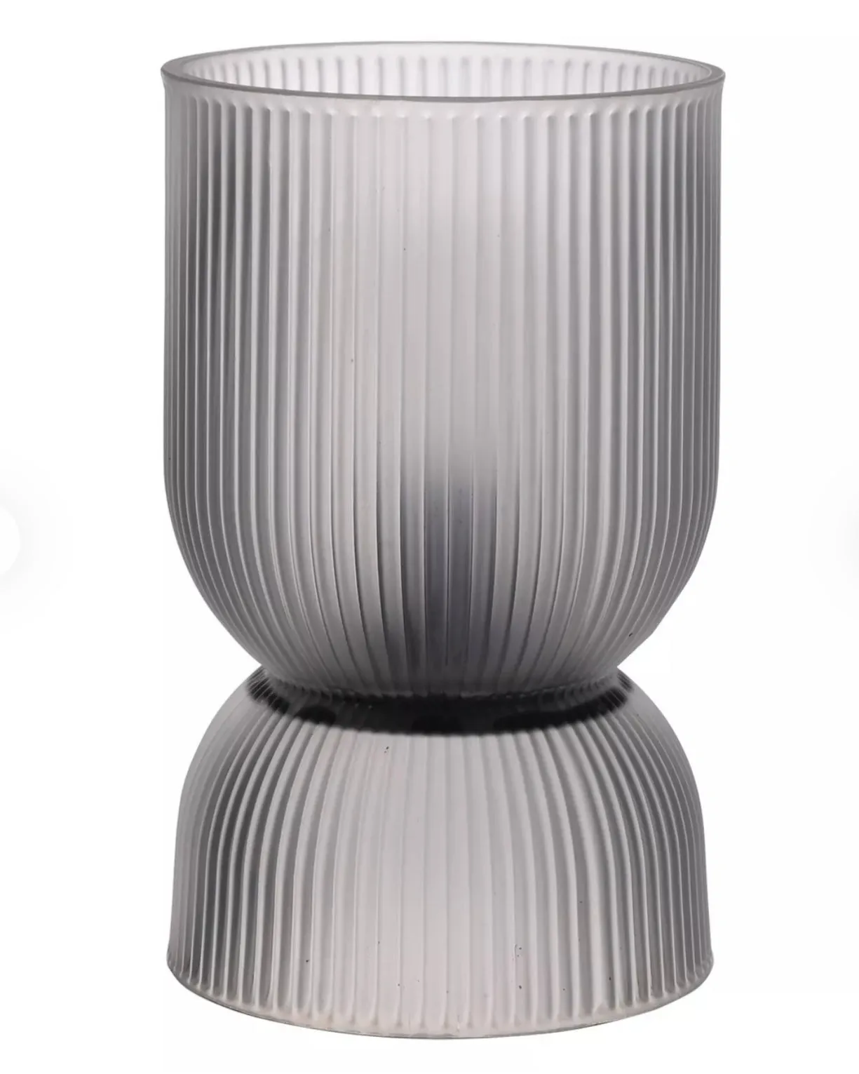 Clear Coloured Curved LED Light Up Glass Lamp