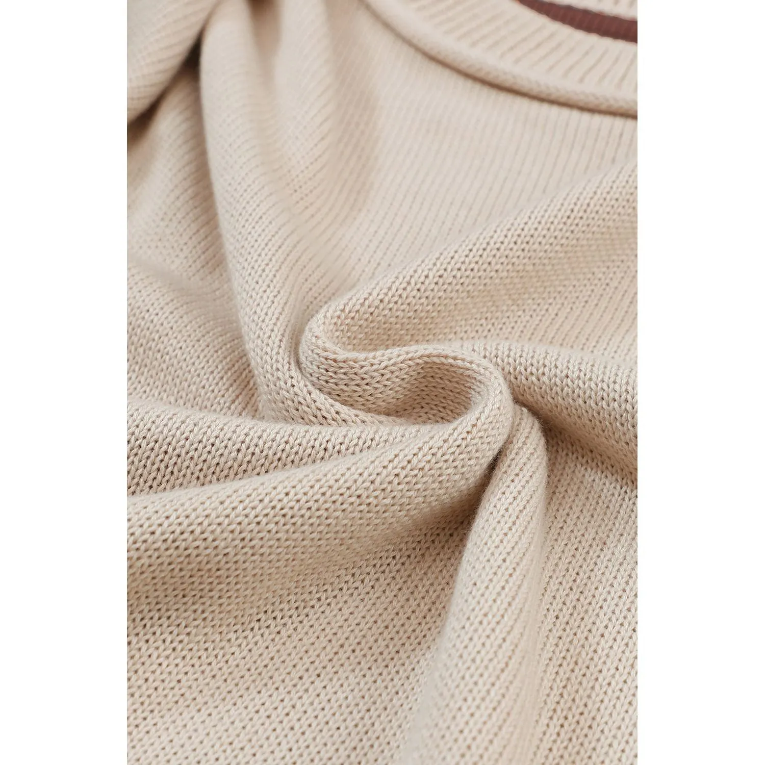 Coffee Shop Colorblock Sweater