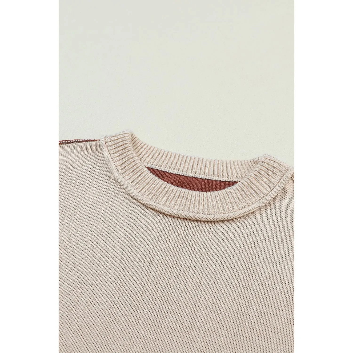 Coffee Shop Colorblock Sweater
