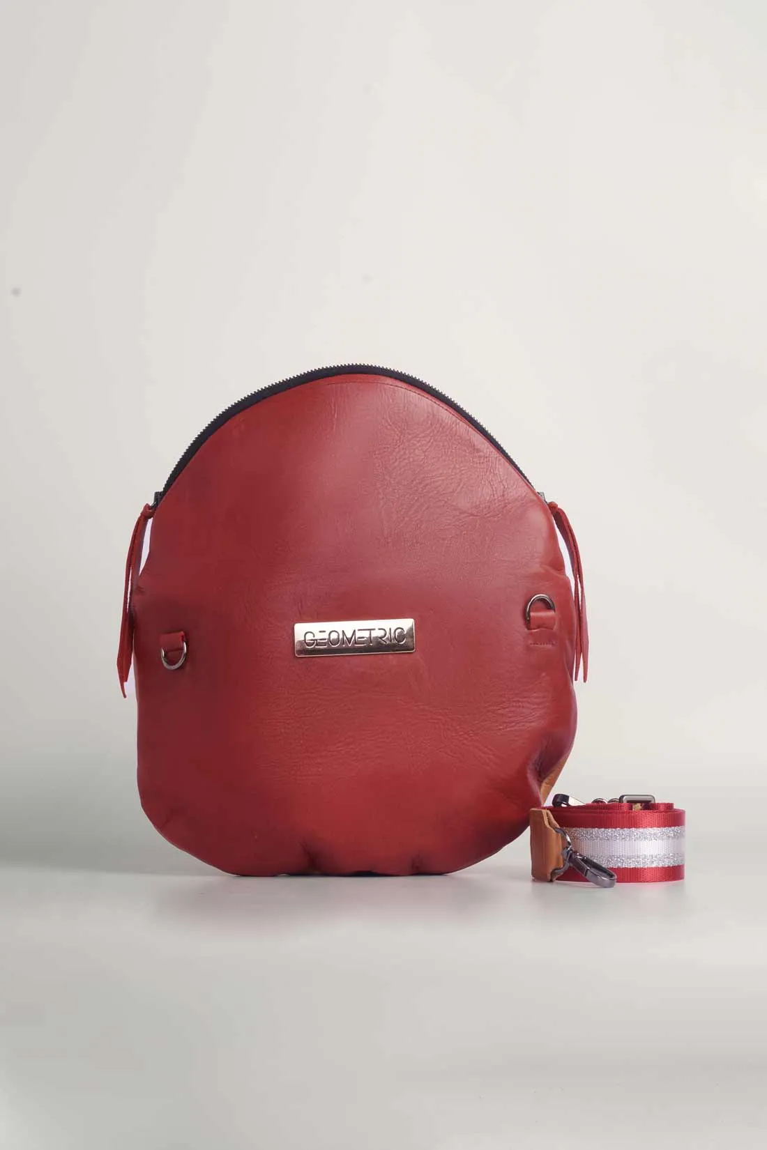 Crescent Cross-Body Bag - Wine