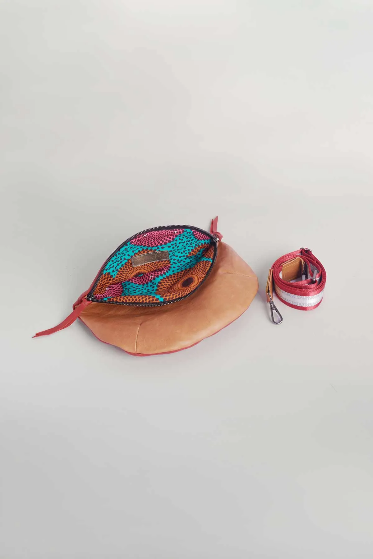 Crescent Cross-Body Bag - Wine