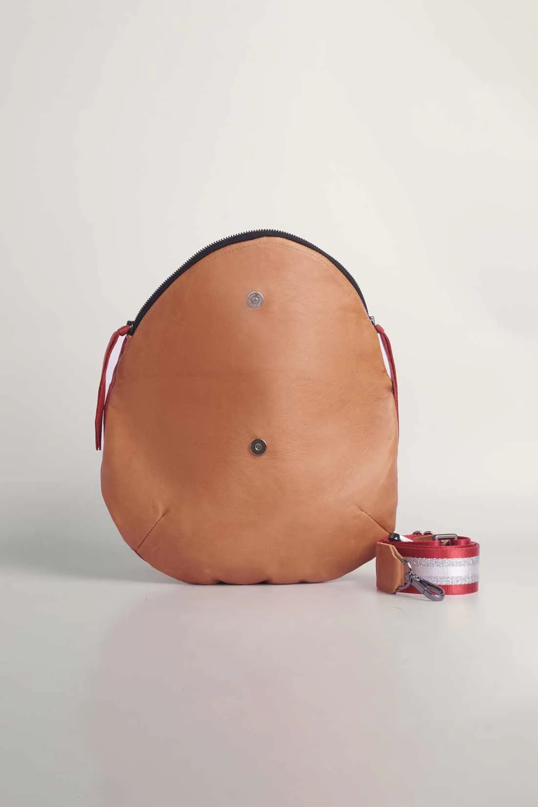 Crescent Cross-Body Bag - Wine