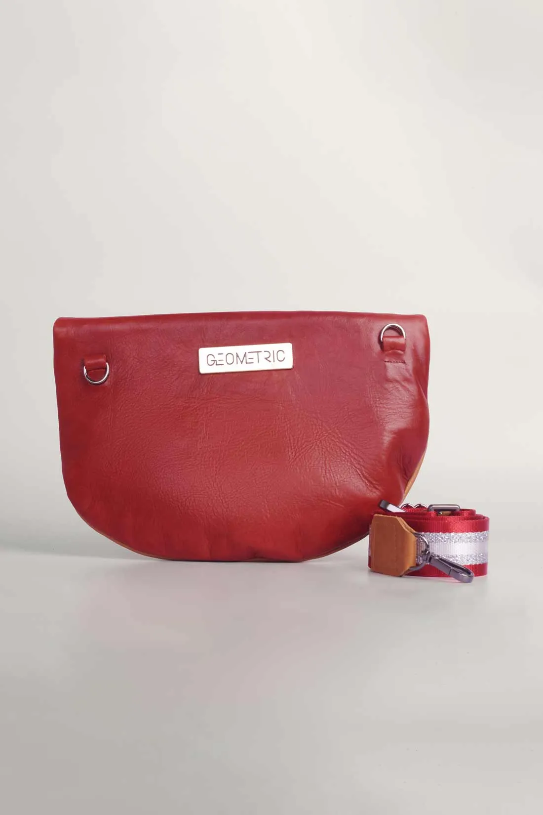 Crescent Cross-Body Bag - Wine