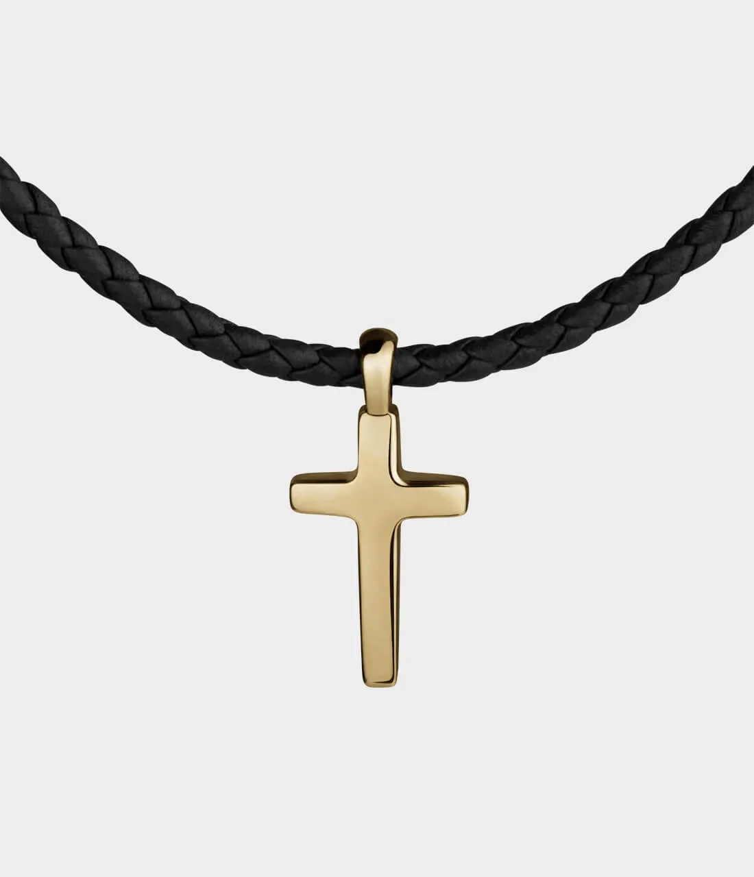 Cross Leather Necklace