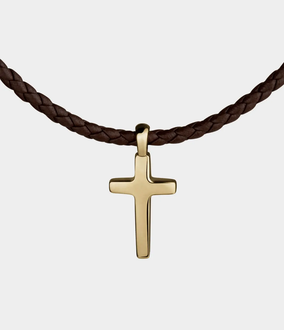 Cross Leather Necklace