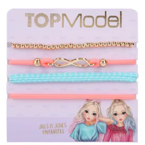 Depesche Topmodel Hair / Bracelet Set - Set of 4 (1 pc)