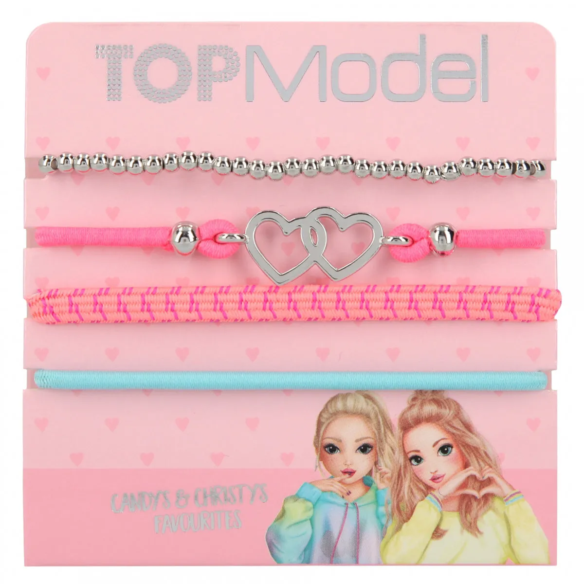 Depesche Topmodel Hair / Bracelet Set - Set of 4 (1 pc)