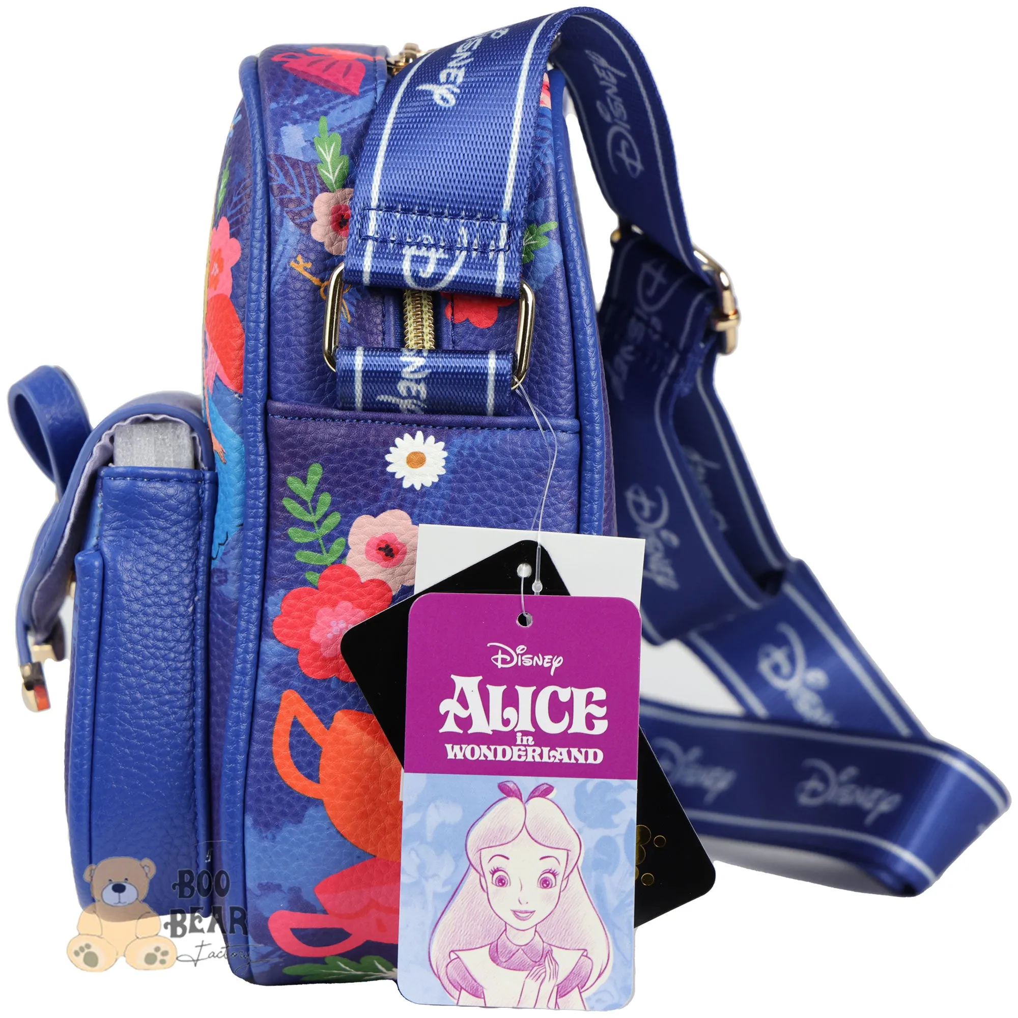 Disney Alice in Wonderland Crossbody Bag Blue Backpacks - $50 - BooBear