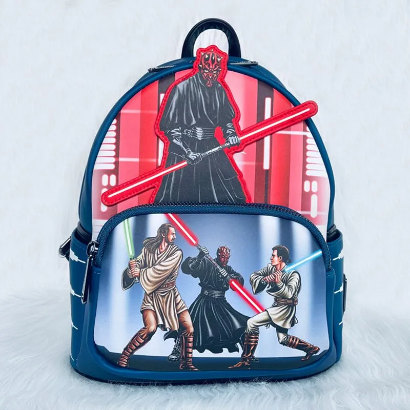 Disney PU Leather Stitch Women Backpack Loki Baby Yoda Lady Bags Toy Story 3 Alien Children Schoolbag Brand Handbag For Girls