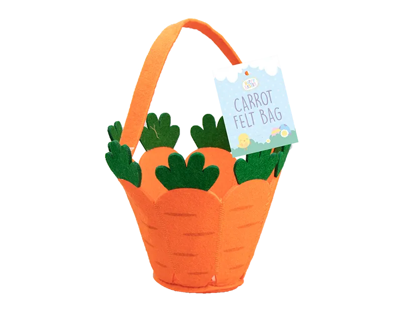 Easter Felt Carrot Bag