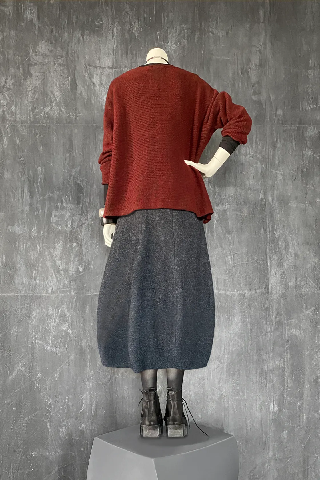 EC Ike Skirt in Anthra