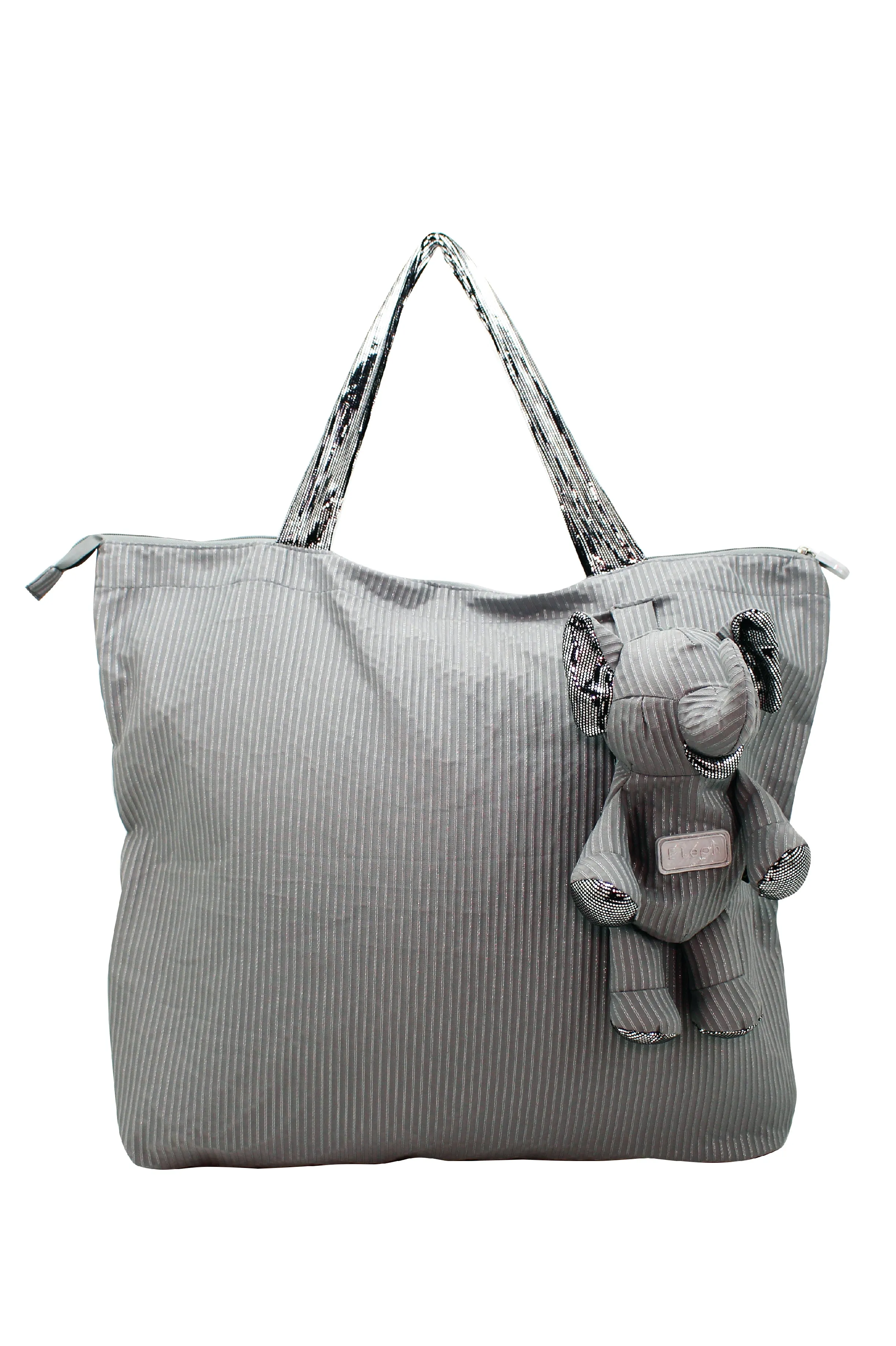 ELEPH FOLDABLE PLEAT LUREX - L : Grey / Silver
