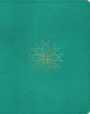 ESV Single Column Journaling Bible (TruTone, Teal, Resplendent Cross Design)