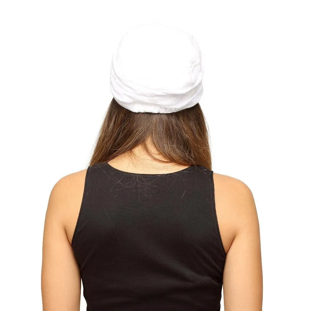 Fabseasons White Foldable Turkey Cotton Fancy Cap