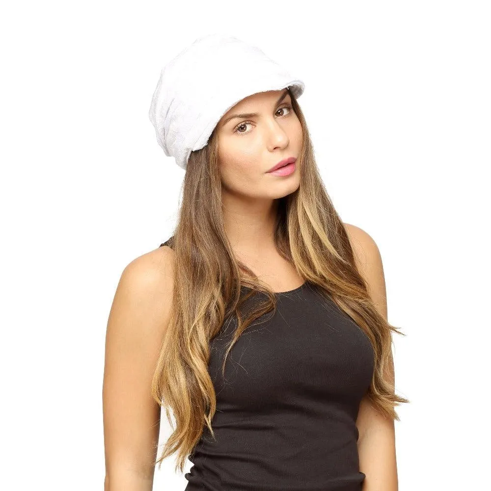 Fabseasons White Foldable Turkey Cotton Fancy Cap