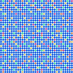 Florescence - Tilted Tiles Bluebell by Sam Wilde for Free Spirit