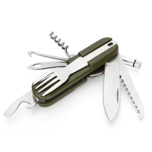 Foldable Stainless Steel outdoor Tableware with Led Light