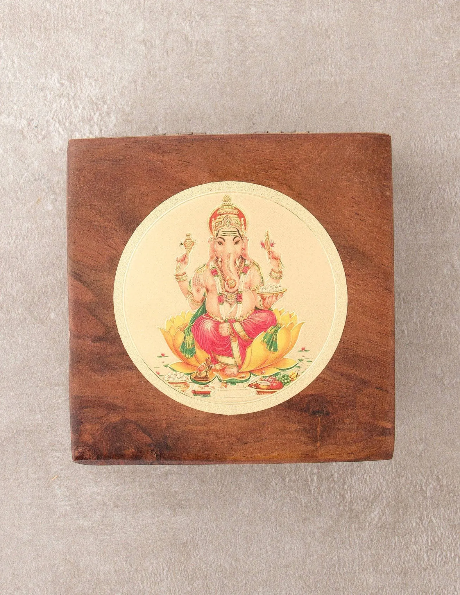 Ganesha Wooden Keepsake Box