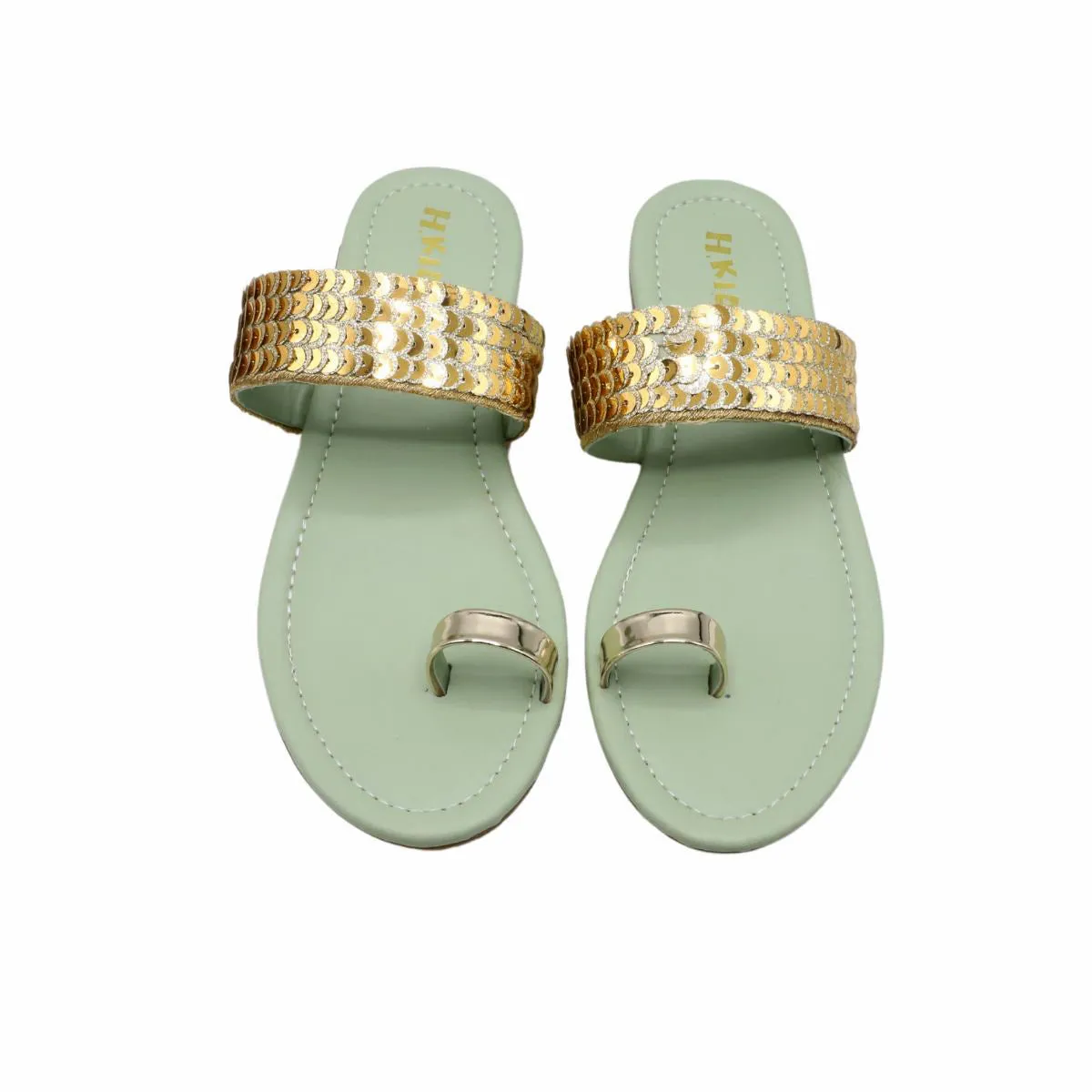Golden Casual Chappal K00G30029