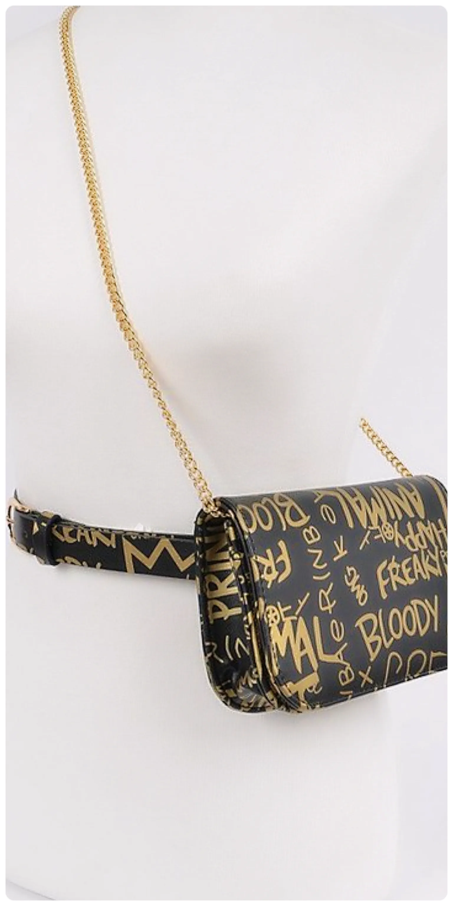 Graffiti Waist Belt Bag