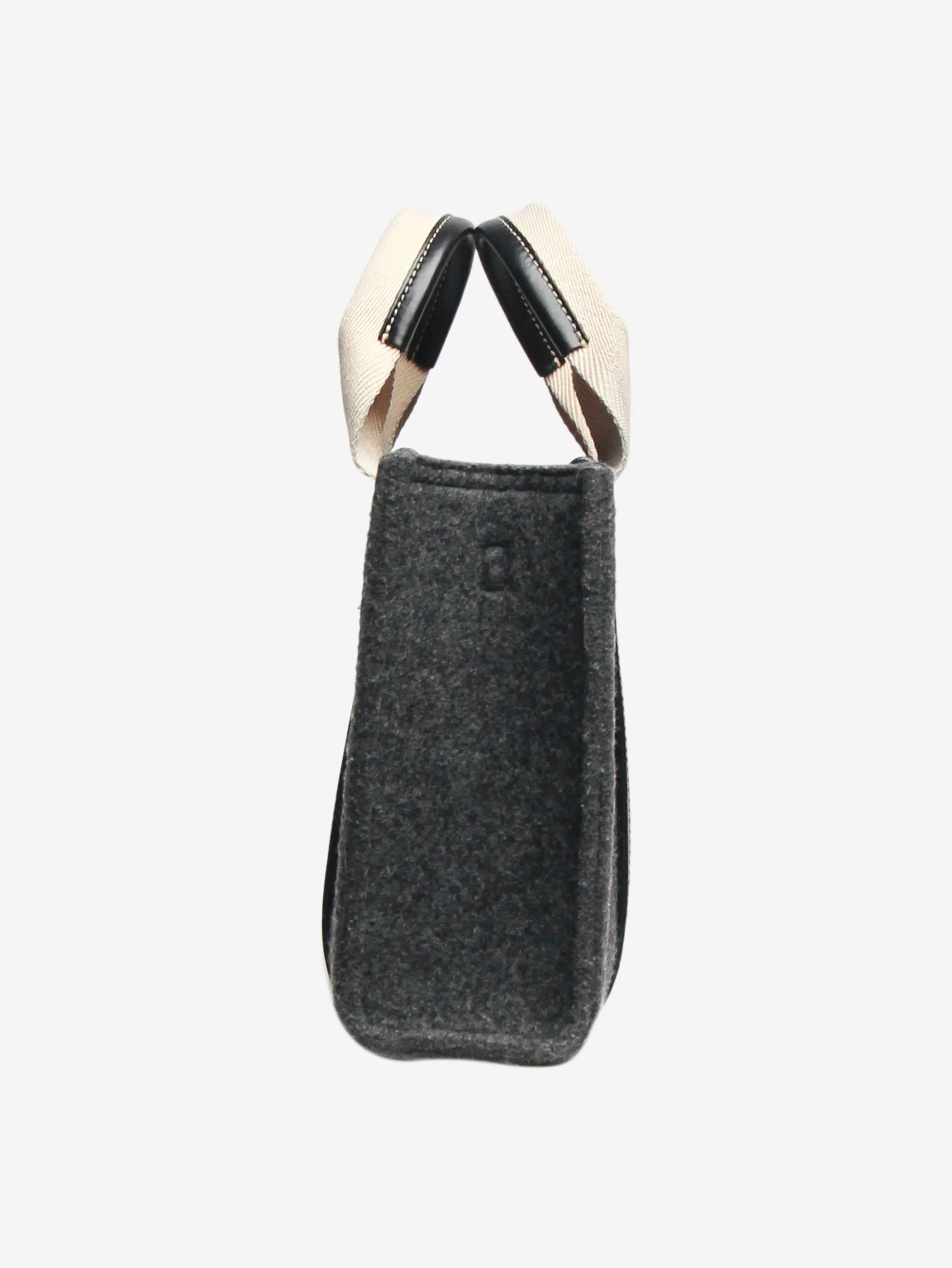 Grey small Woody tote bag