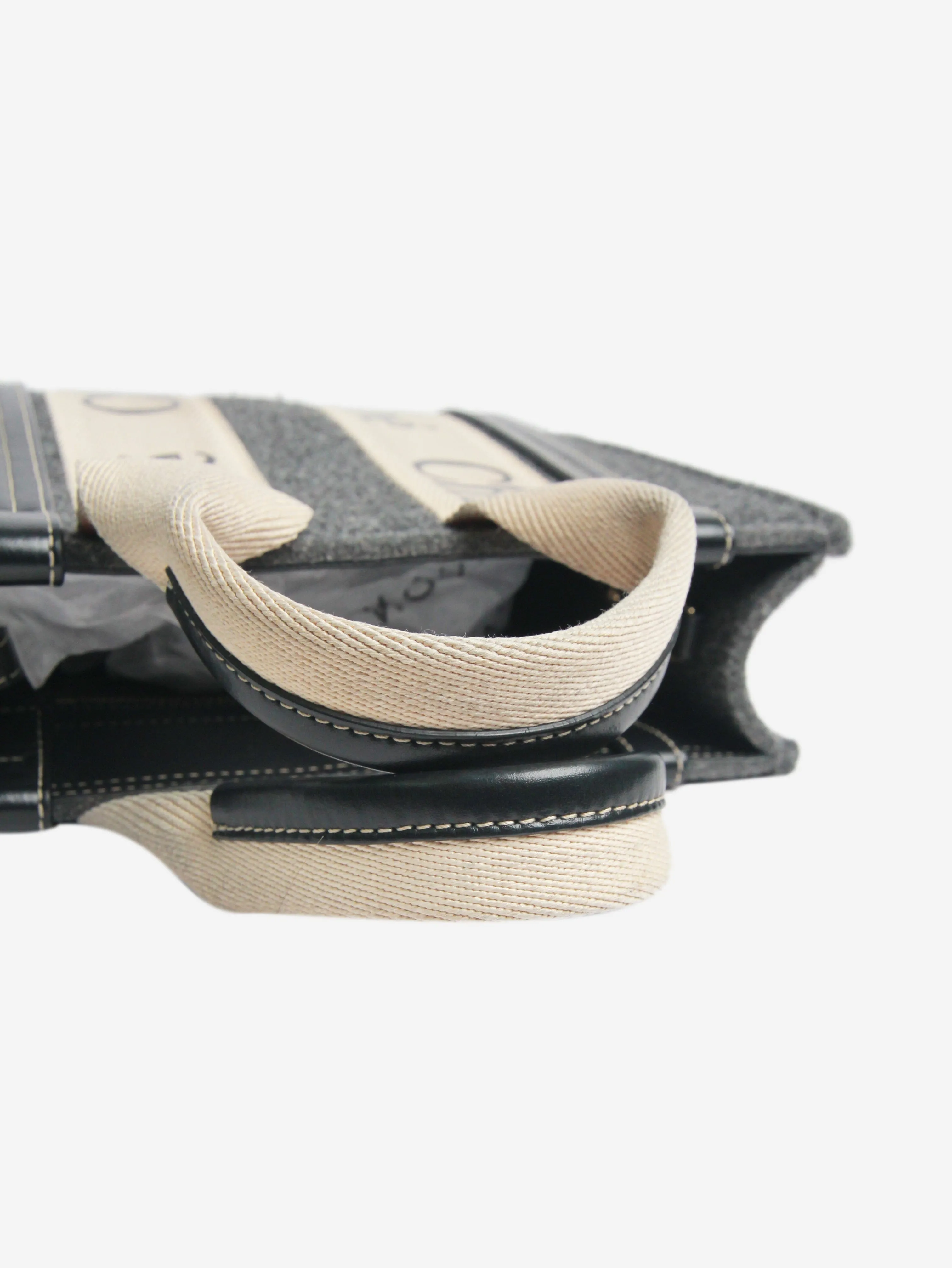 Grey small Woody tote bag