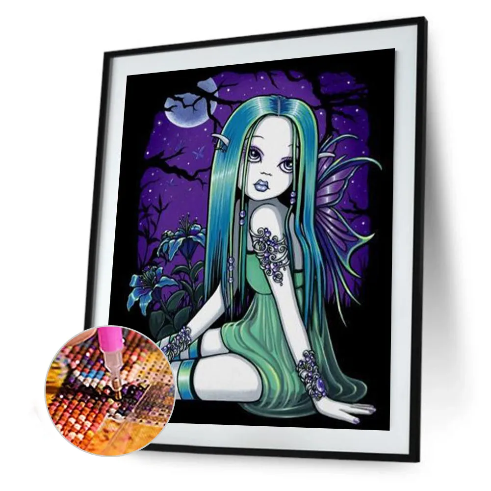 Grils - Full Round Drill Diamond Painting 35*45CM
