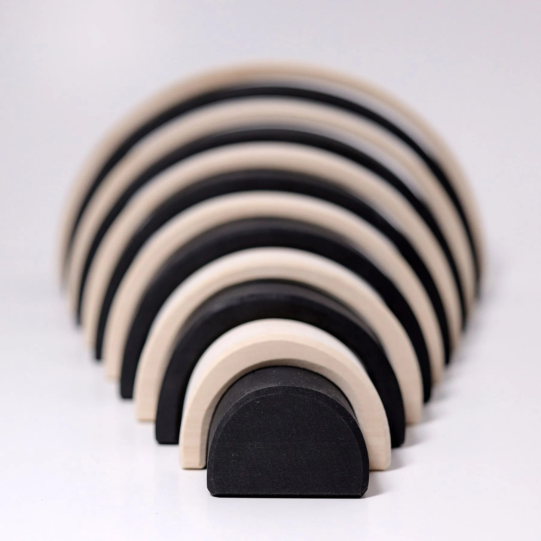 Grimm's Wooden Monochrome Rainbow Tunnel, Large