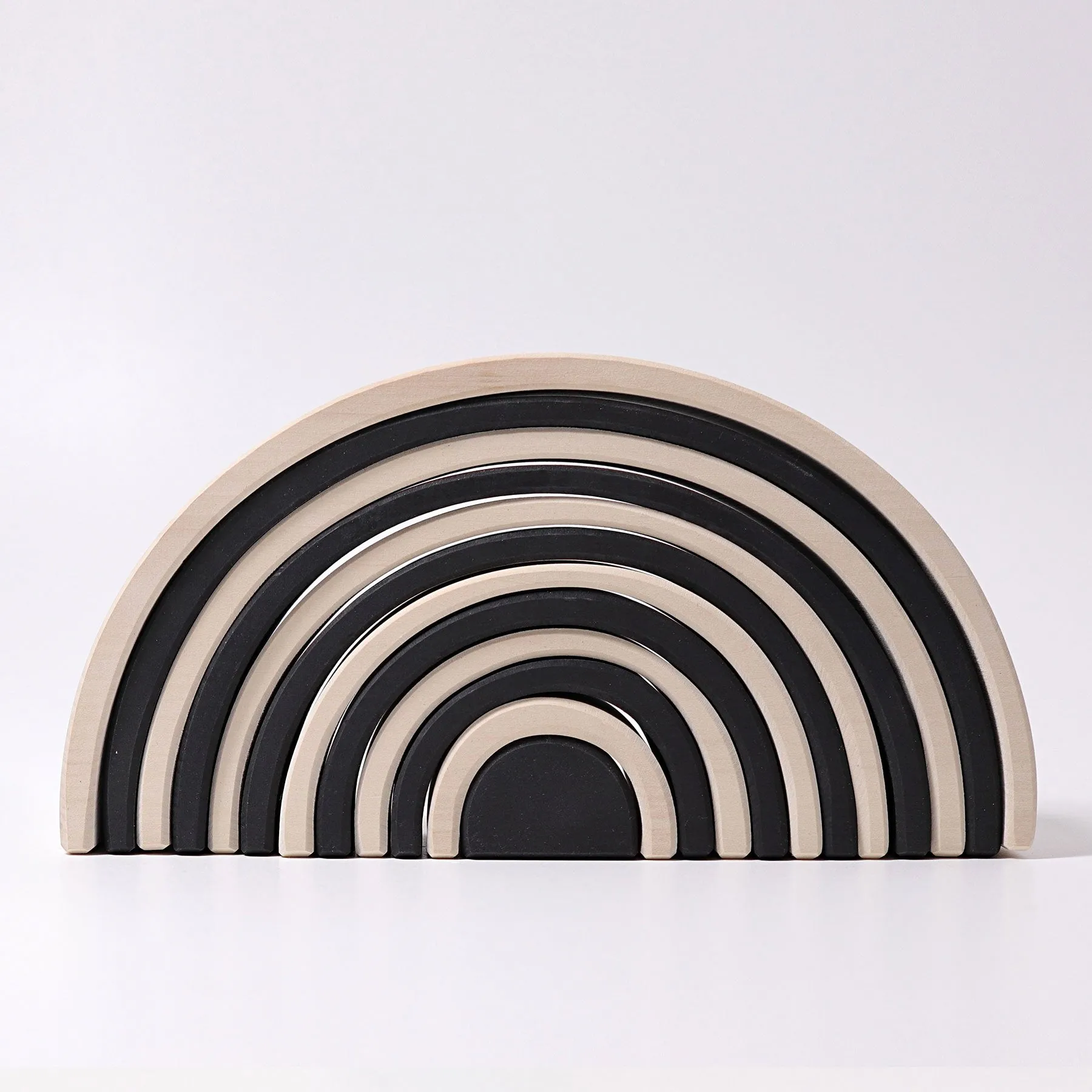 Grimm's Wooden Monochrome Rainbow Tunnel, Large