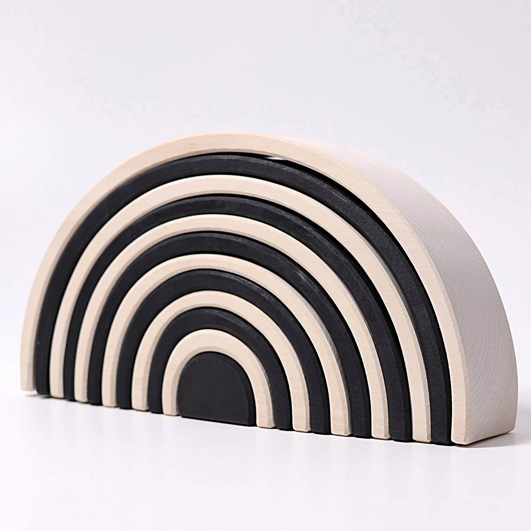 Grimm's Wooden Monochrome Rainbow Tunnel, Large