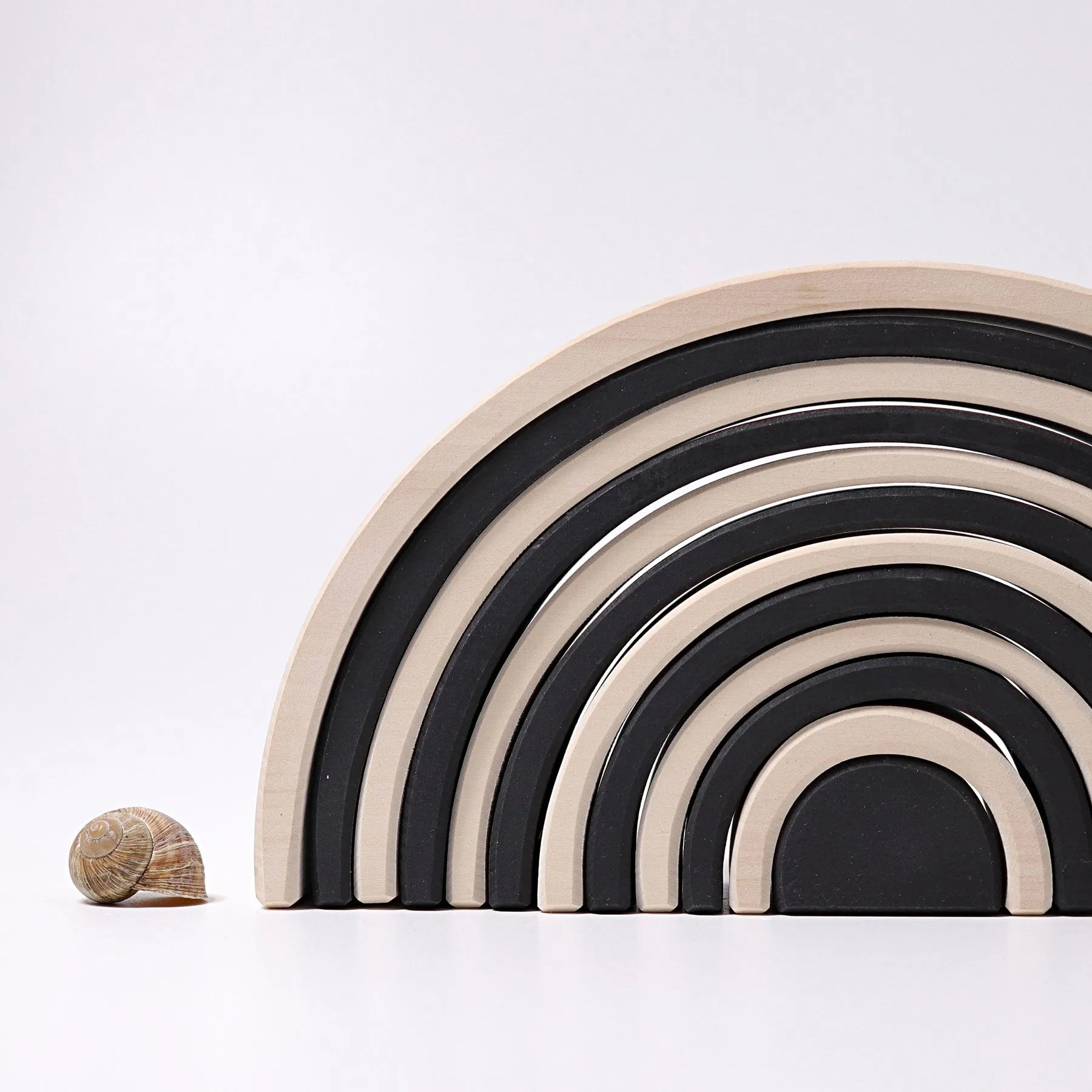 Grimm's Wooden Monochrome Rainbow Tunnel, Large